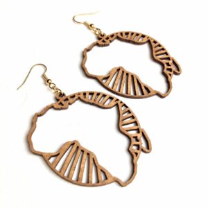 Kama - Boucles d'oreilles en bois