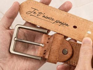 Ceinture "Je t'aime papa" pour homme