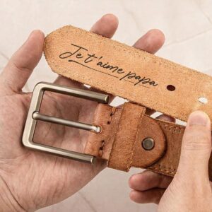 Ceinture "Je t'aime papa" pour homme